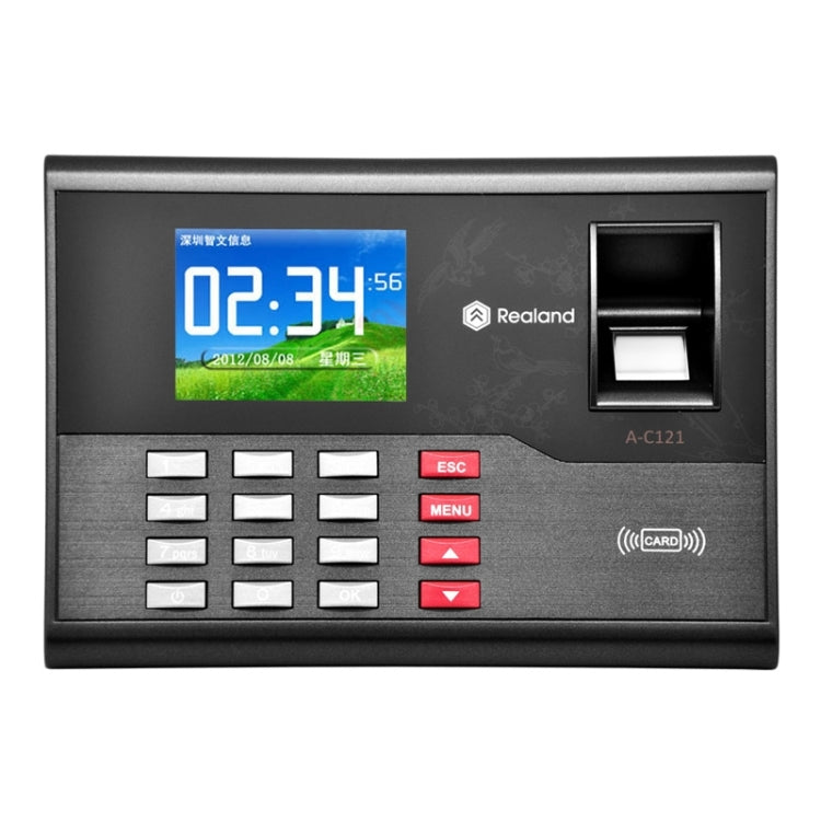 Realand A-C121 2.8 inch Color TFT Screen Fingerprint & RFID Time Attendance, USB Communication Office Time Attendance Clock, A-C121 Realand A-C121 2.8 inch Color TFT Screen Fingerprint & RFID Time Attendance, USB Communication Office Time Attendance Clock, A-C121